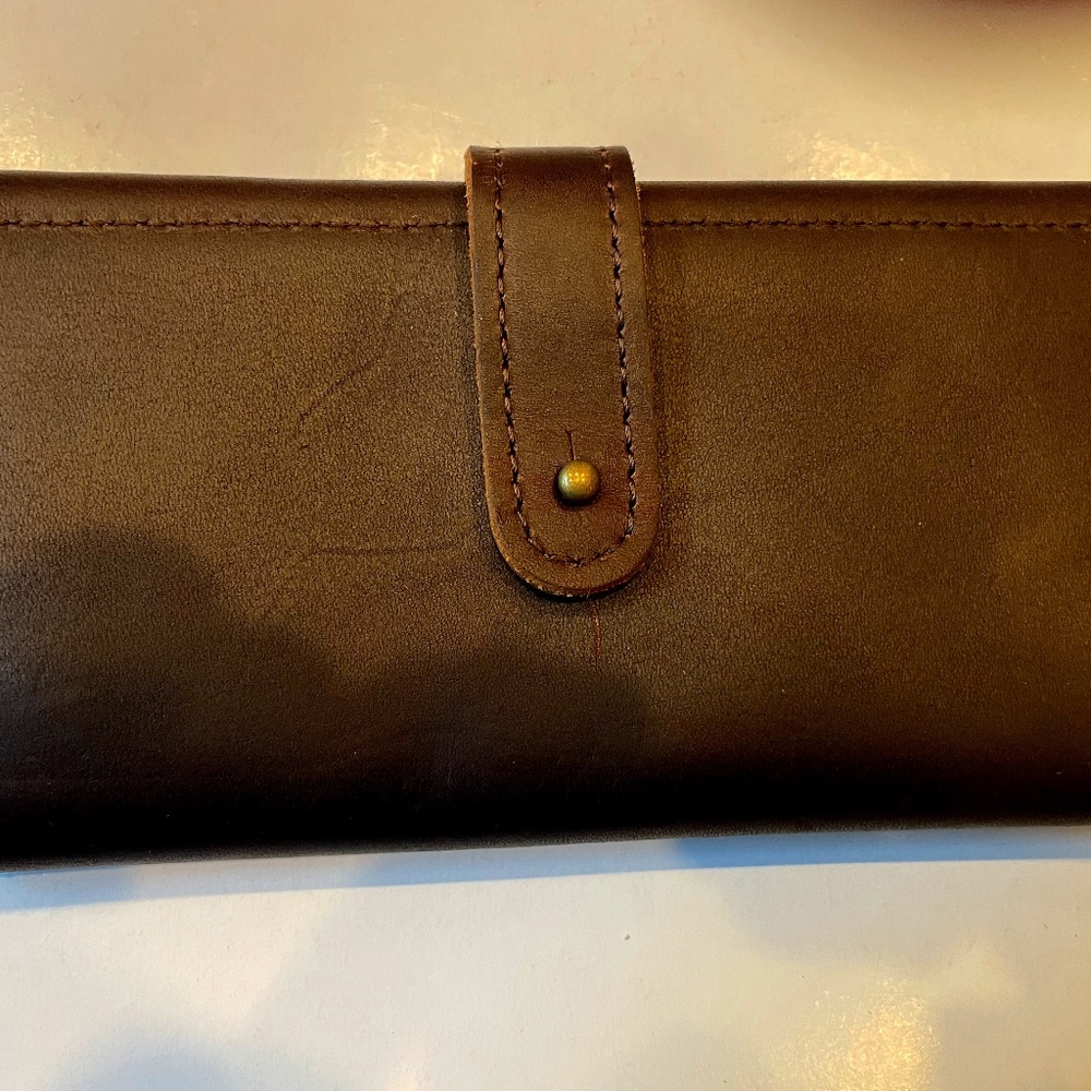 Portland Leather Goods - Women's TriFold Wallet. -   New